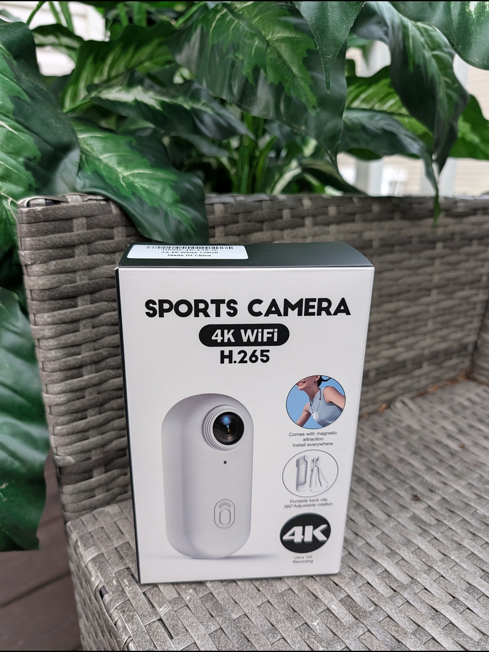4K Sports Camera WiFi Action Cam - White New